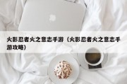 火影忍者火之意志手游（火影忍者火之意志手游攻略）